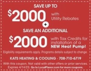 Save up to $2000 with Utility Rebates at Kats Heating and Cooling